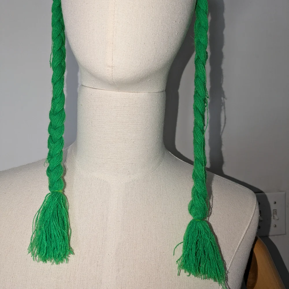 Green and Yellow Ireland Viking Party Hat